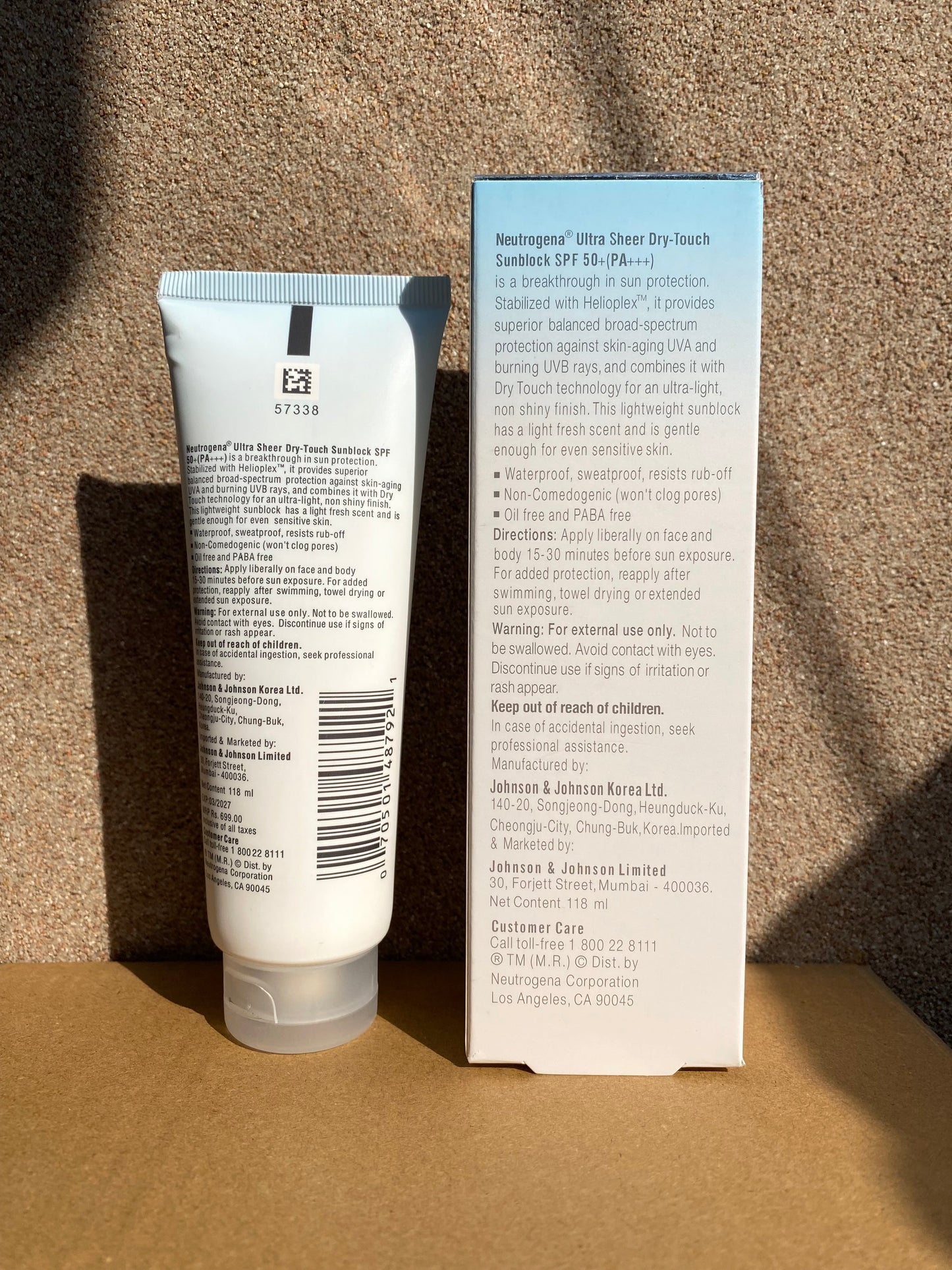 Neutrogena Ultra Sheer Dry Touch Sunblock SPF 50+ (large size )