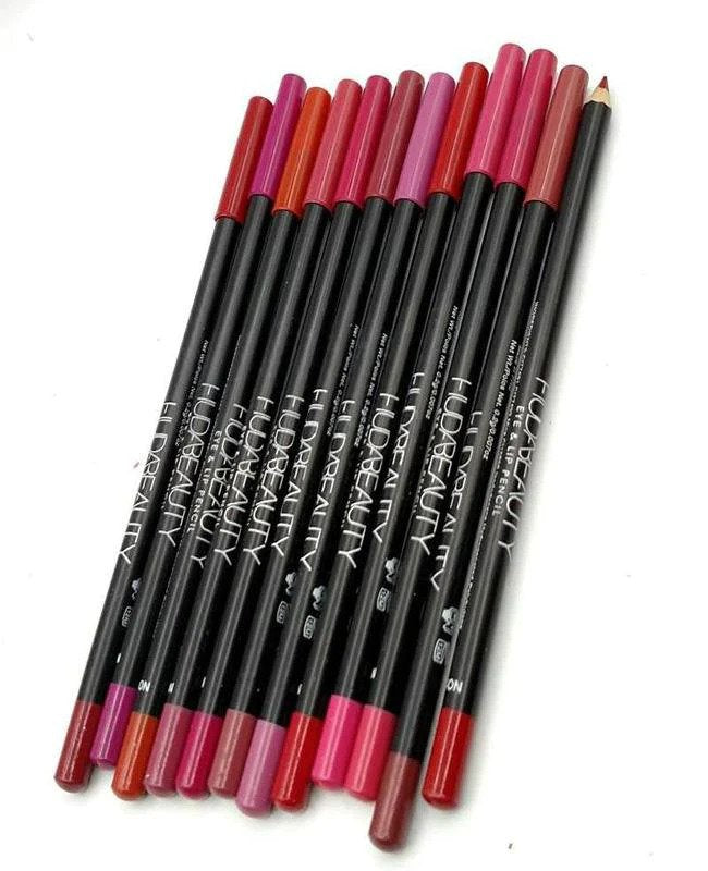 Huda Beauty Lip and Eye Pencil β Pack of 12