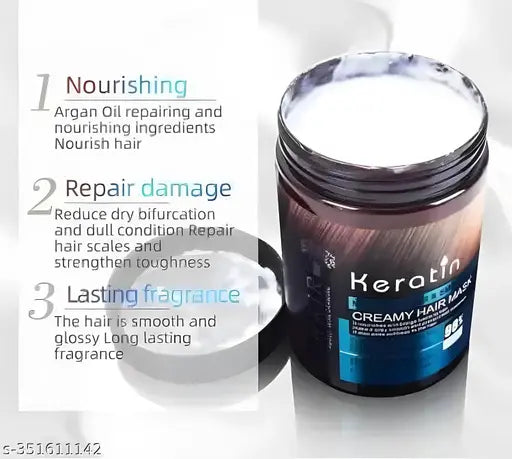 Keratin Infused Moisturizing & Smoothing Hair Mask – 1000ml