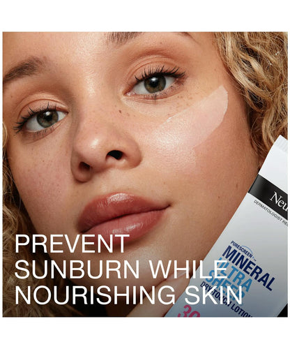 Neutrogena Mineral Ultra Sheer Dry Touch Lotion sunscreen spf 30