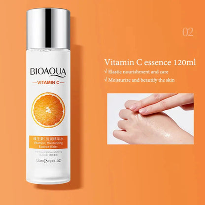 BIOAQUA 6-in-1 Vitamin C Skincare Gift Set - Brightening & Hydrating Care Kit