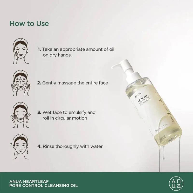 Anua Heartleaf Pore Control Cleansing Oil (200ml)