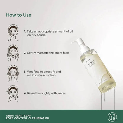 Anua Heartleaf Pore Control Cleansing Oil (200ml)