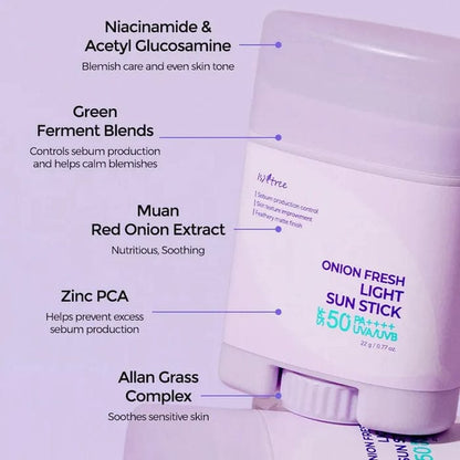 Isntree - Onion Fresh Light Sun Stick