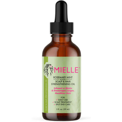 MIELLE Rosemary Mint Scalp & Hair Strengthening Oil