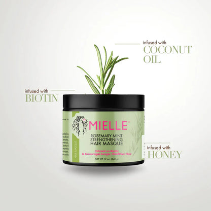 MIELLE Rosemary Mint Strengthening Hair Masque