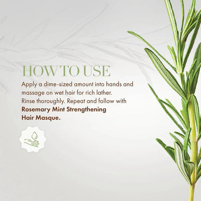 MIELLE Rosemary Mint Strengthening Shampoo